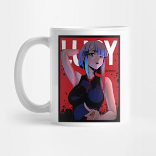 Lucyna Lucy Kushinada Cyberpunk Edgerunners Red Comic Mug